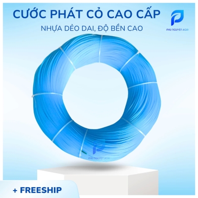 CƯỚC TRÒN PHÁT CỎ XANH 4MM – CUỘN 1KG