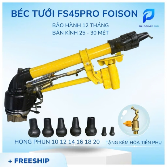 BÉC TƯỚI FS45PRO FOISON